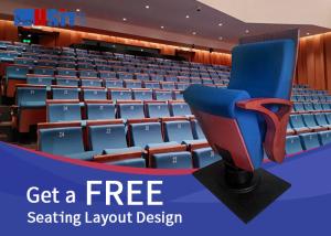 Quality Aluminium Alloy Movie Theater Seating Foldable With Plywood Outer Back wholesale