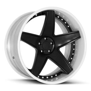 Quality Deep Dish Lip Wheels 5 Spoke Aluminum Custom Forged Wheels 2 Pieces Forged Alloy Wheels For Sports Car wholesale