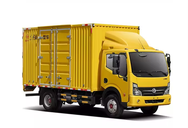 Gross Vehicle Weight 13100 4 Cylinders Sale 4.5T 5.5T 4X2 Mini Light Van Cargo Truck