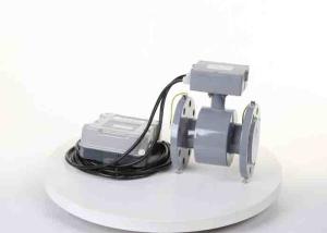 China Slurry Electromagnetic Water Meter , Flanged Electromagnetic Flow Sensor 240VAC on sale