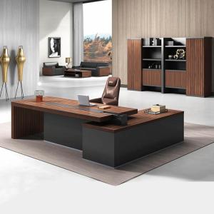 Quality Thickness 50mm Executive Writing Desk Melamine Modern CEO Office Desk wholesale