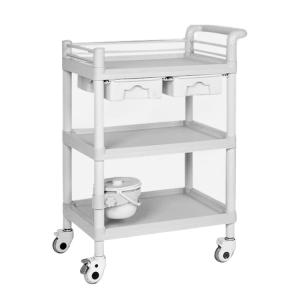 Quality Patient Medical Abs Emergency Medical Trolley Cart Hospital Nursing Trolley wholesale