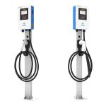 7KW 11KW 21KW Blue And White Column / Floor-Standing Single-Gun Electric Vehicle