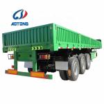 Mechanical Suspension Drop Side Board Sidewall Flatbed Trailer /Side wall truck