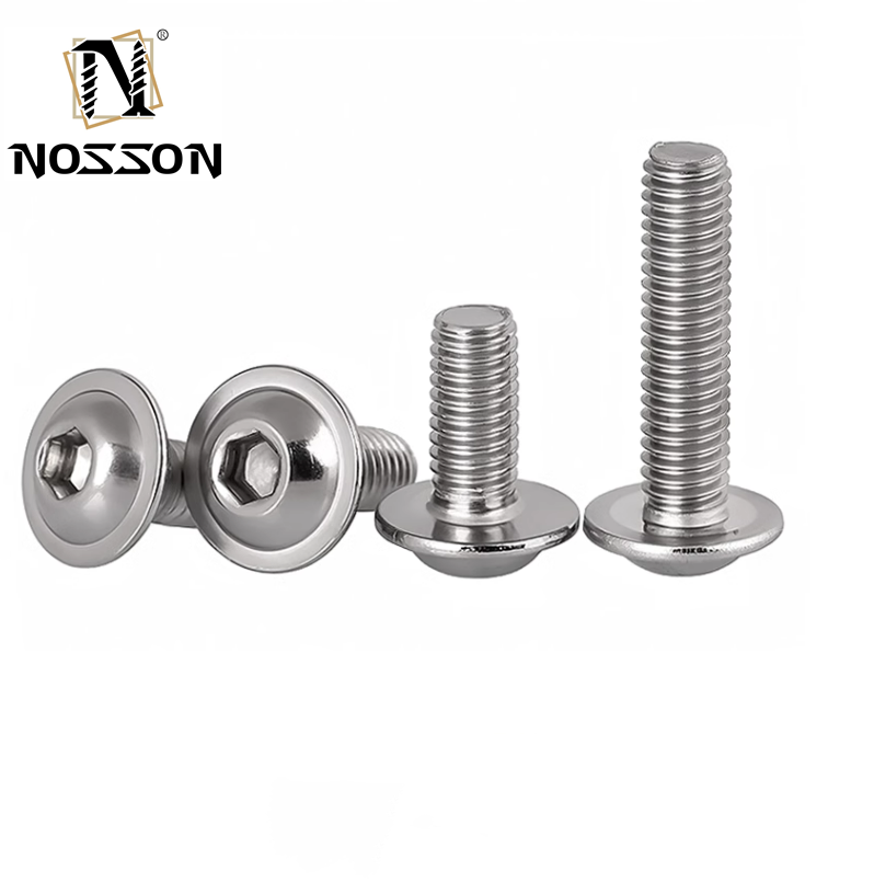Stainless Steel Material Pan Head INCH Measurement System Flange Screw for Heavy-Duty Applications