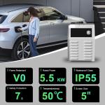 Direct Residential Portable EV Charger 2024 Charging Stations 7KW 32A Fast Speed