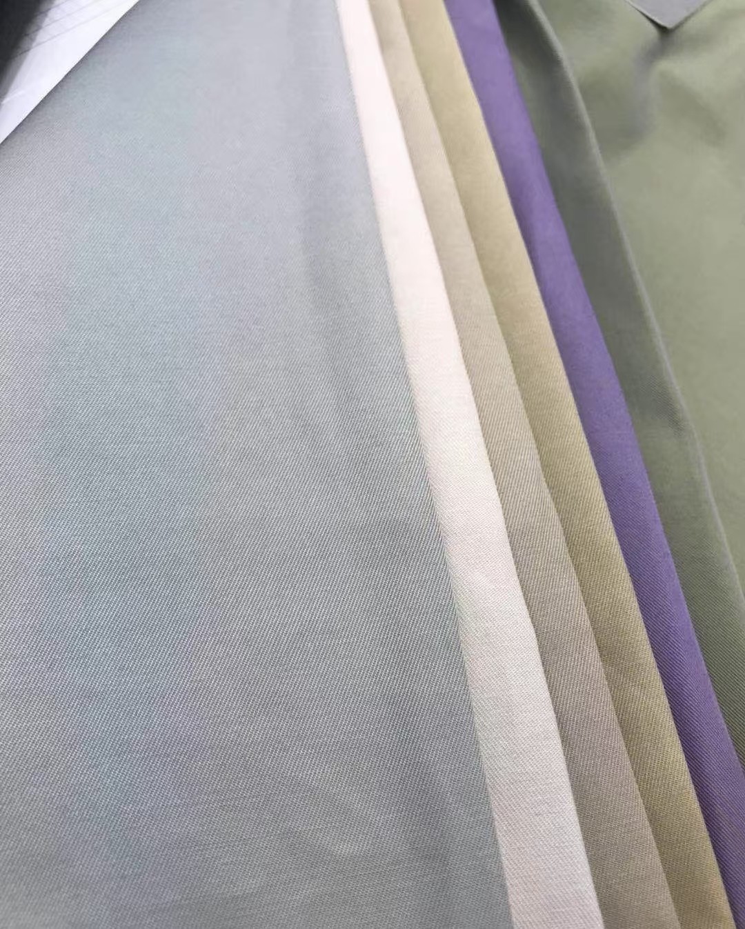 CVC 55% Cotton 45% Polyester 180gsm Office Uniform Fabric Corporate Clothing Material`