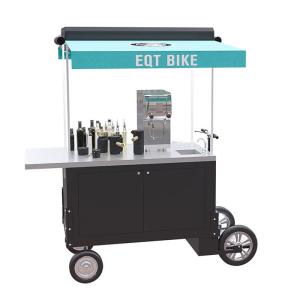 Quality Hot Dog Ice Cream Wear Resistant 4500W Food Vending Cart wholesale