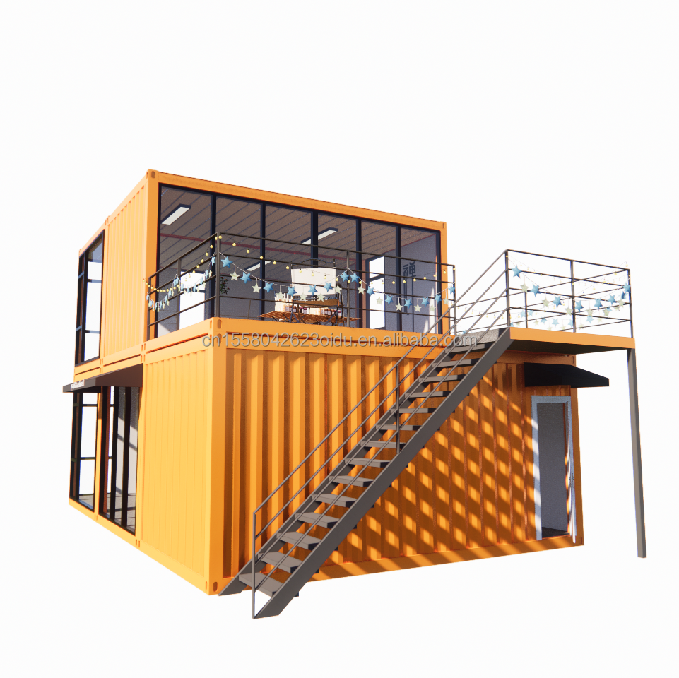 20ft Flat Packaging Sturdy and Durable for Bathroom Outdoor Container Storage Room Glass