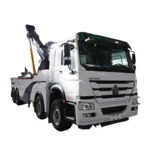 Quality SINOTRUK HOWO-7 Wrecker Truck 8X4 380HP Wrecker Tow Truck For roadside emergency wholesale