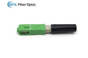 Quality SC Field Assembly Fiber Patch Cord Connectors Round Shape For 0.9mm 3mm Drop Cable wholesale