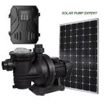 DC Solar Powered Swimming Pool Water Pump For Ground Park Pool High Pressure