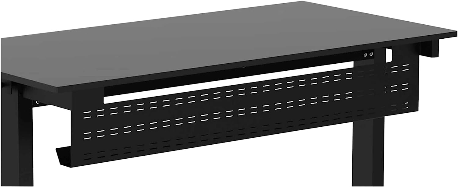 Long Metal Under Desk Cable Organizer Tray for Perfect Standing Desk Cable Management