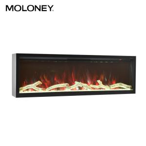 Quality 1540mm Fire Effect Fully Recessed Electric Fireplace With Colored Flames wholesale