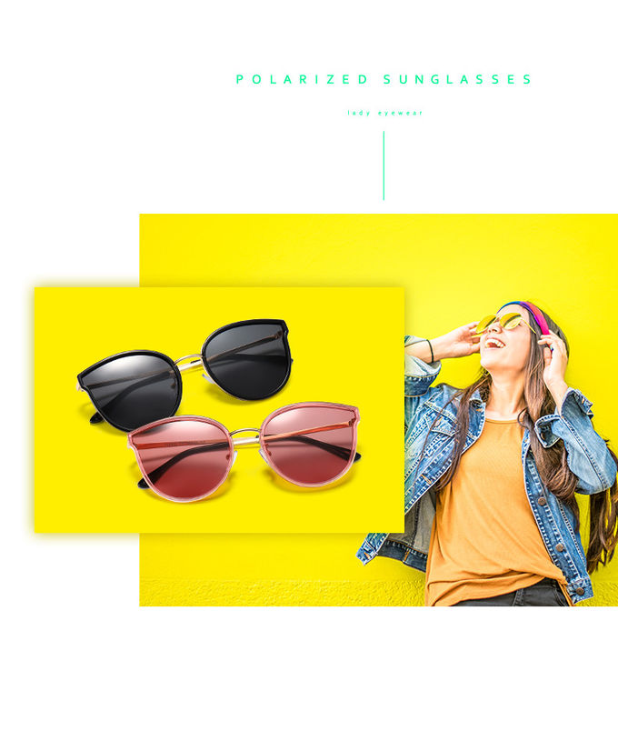 Trendy UV400 Big Frame Personalized Driving 142MM Women Sunglasses