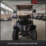 4 Wheel Electric Mini Golf Cart 2 Seaters Club Car Black Color