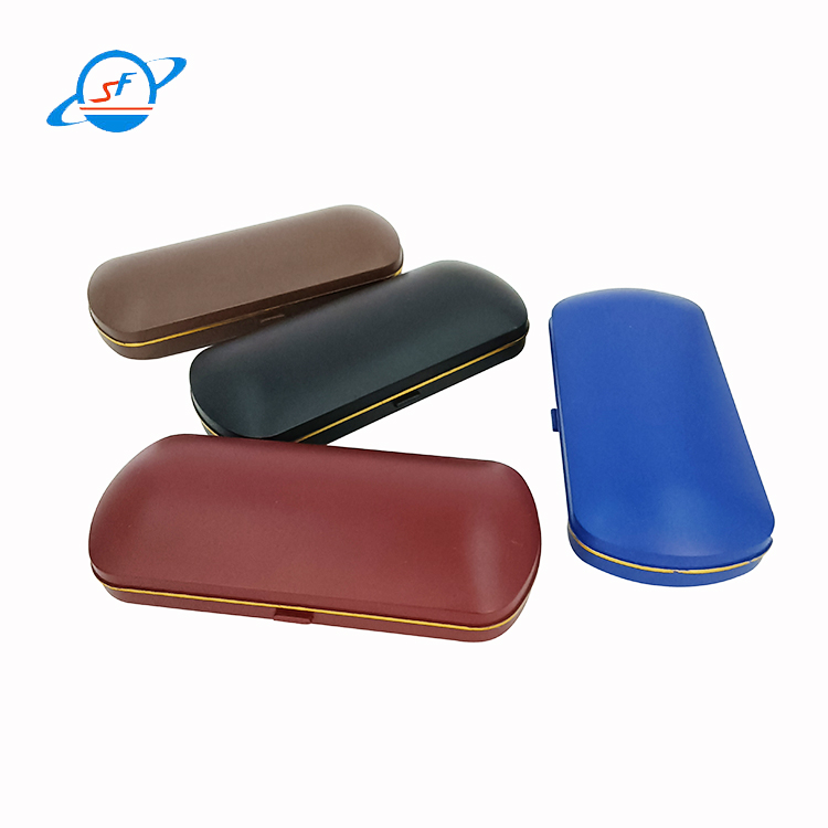 Crushing Resistance Blue Pink Plastic Eyeglass Case For Students