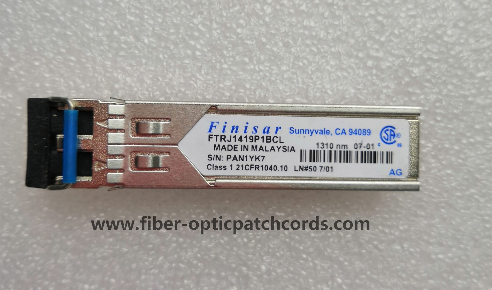 1000BASE-EX 2GFC 55km Optical Transceiver Module SFP Optical Module FINISAR FTRJ1419P1BCL