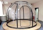 Round Waist Shape Crystal Dome House For Outdoor Event Exhibitons