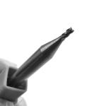 Uncoated 3 Flutes Cemented Carbide End Mill for Aluminum