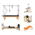 New arrival French pilates reformer wooden combo chair with wooden base