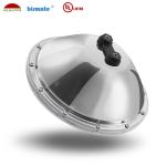 White Color Low Voltage 12v led pool bulb 316L stainless steel with Anti UV PC