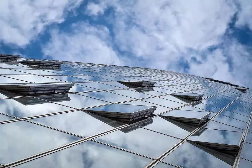 Powder Coated Frame Curtain Wall 3mm-5mm Tempered Glass Curtain Wall
