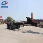 Small Farm Dump Trailer Self Discharge Tipping Truck Trailer End Dumping