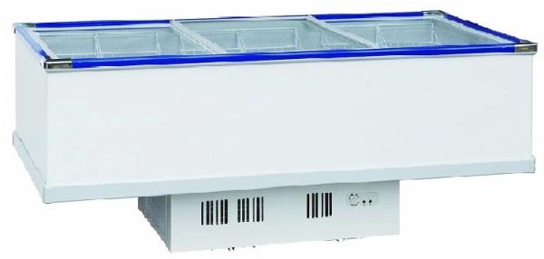 Electrical Commercial Display Refrigerator , Glass Doors Chest Freezer 1035L