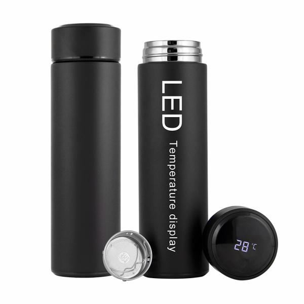 Hot Water Insulated Thermos Steel Stainless Water Jug With Led Temperature