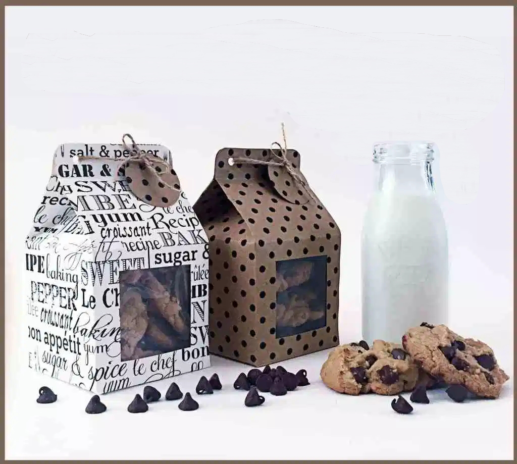 Customized Printing Christmas Cupcake Boxes