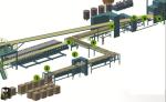 1200mm Continuous PU Sandwich Panel Production Line 7m/min