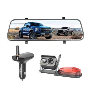 Quality 10&quot; Streaming Media DVR Wireless Rear View Dash Cam AHD Car Charger Receiver wholesale