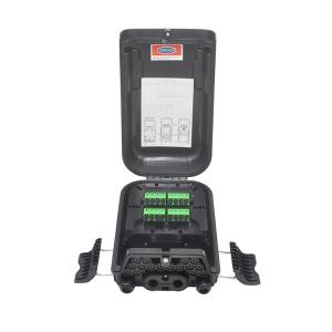 Quality Anatel Fiber Optic Terminal Box Access IP65 ABS Pole Mountable wholesale