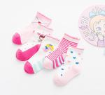 Pretty Colorful Toddler Girl Ankle Socks Lovely Soft Hand Feeling Any Logo