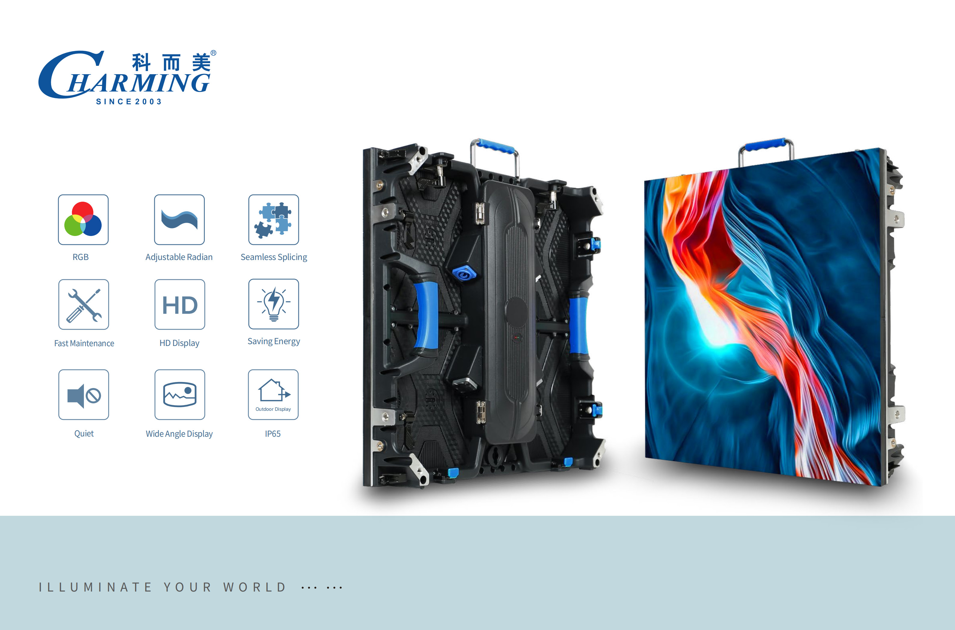 P3.91 rental led display screen new design waterproof led digital dj bar live house
