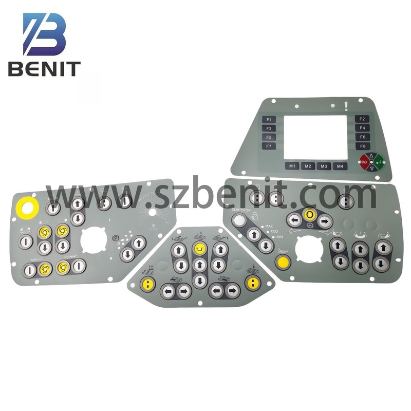 VGL Plus Paste Control Panel Sticker Main Console Button Panel Film For Asphalt Paver Parts