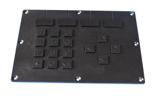 China Dynamic Waterproof Plastic Industrial Metal Keypad With RS232 Interface on sale
