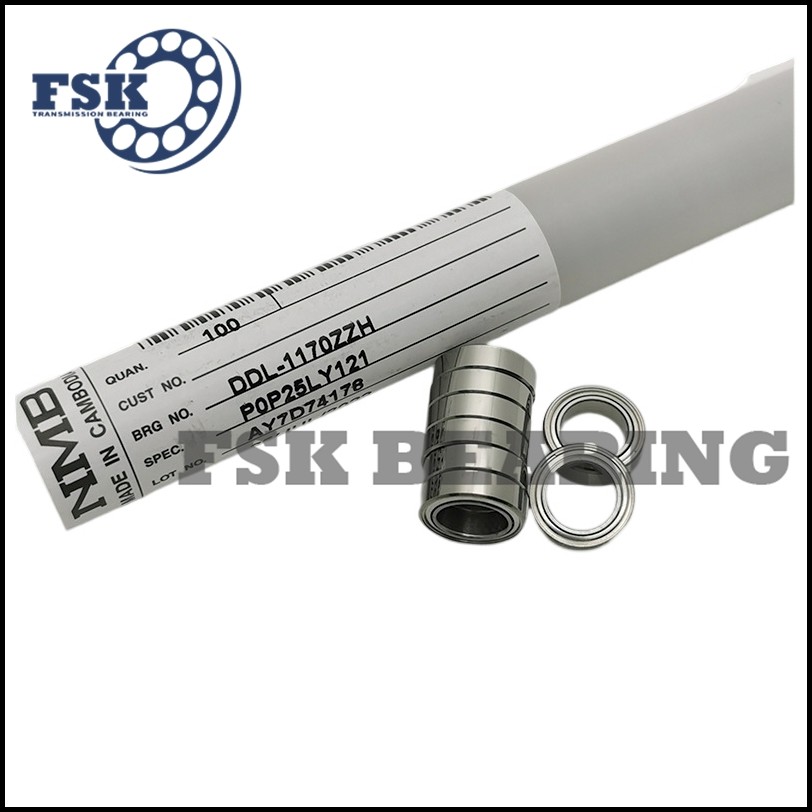 Metric Size DDLF 1280ZZ , DDLF-1360ZZ NMB Flanged Ball Bearings Small Size