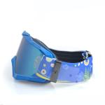 Comfortable Motocross Goggles UV400 Protection With Anti Slip Silicone Strap