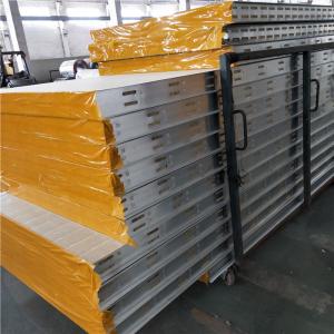 Quality 100mm rock wool sandwich panes cover with protective film for walls wholesale