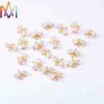 OEM ODM Available Gold And Silver Zircon Bow Pendant