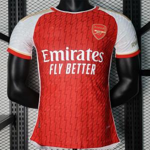 Quality Permeable Red Football Shirt Durable Polyester Player Edition Jersey wholesale