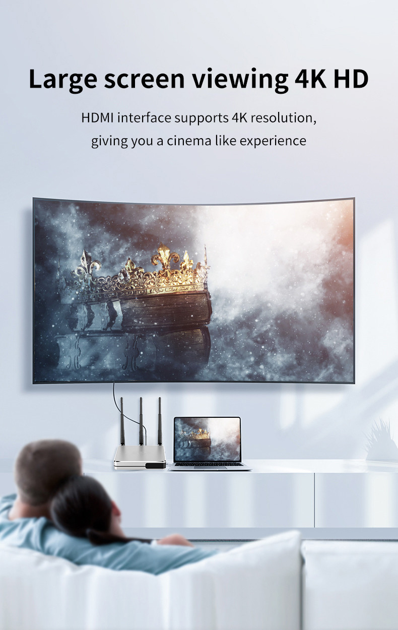 ClickShare Wireless HDMi Presentation System , Wireless Screen Mirroring RoHS