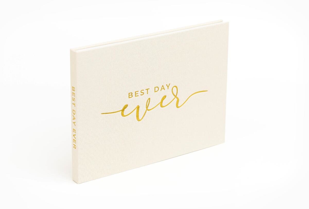 New material LCD video wedding invitation card linen video album with big promotion