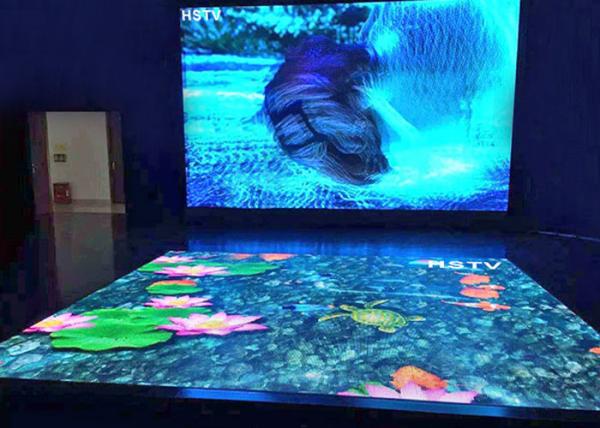 Indoor Floor Rgb Led Display P4.81 Interactive Dancing Advertising Easily