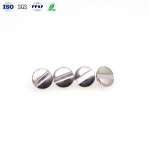 Quality M1.4 X 2 Decorative Screw Stainless Steel Thin Slotted Round Head Screws Polishing Small wholesale