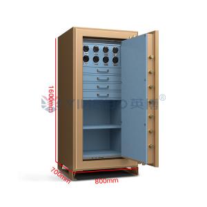 Quality H1600mm Luxury Watch Winder Safe Fingerprint Locking Jewelry Safe wholesale