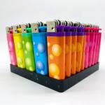 Custom Disposable Plastic Lighter Popular Classic Isqueiro Flint Cigarette