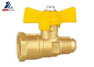 Quality Aluminum Handle CNC Machines Brass Gas Valve Needle PTFE wholesale